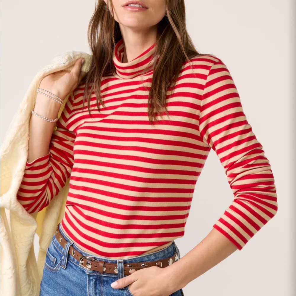 Faherty cloud layering turtleneck